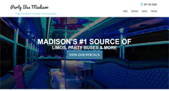 Desktop Screenshot of partybusmadison.net