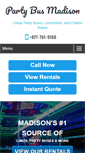 Mobile Screenshot of partybusmadison.net